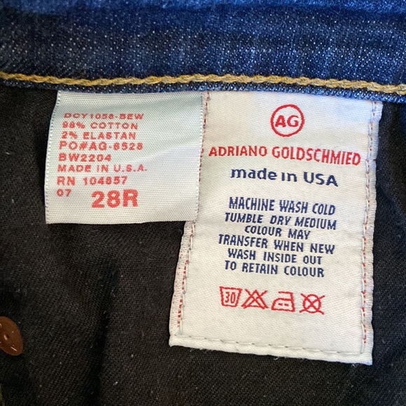 Blue Strait-leg Classic Jeans by AG - Picture 9 of 9